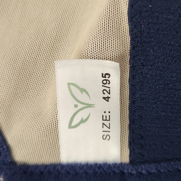 Padded push-up bra blue lace front heart charm from Amazon - Picture 6 of 11